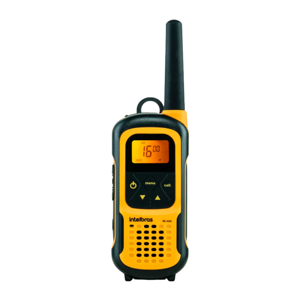 Radio de Comunicação Walkie Talkie Intelbras RC4102 Amarelo - 4528102