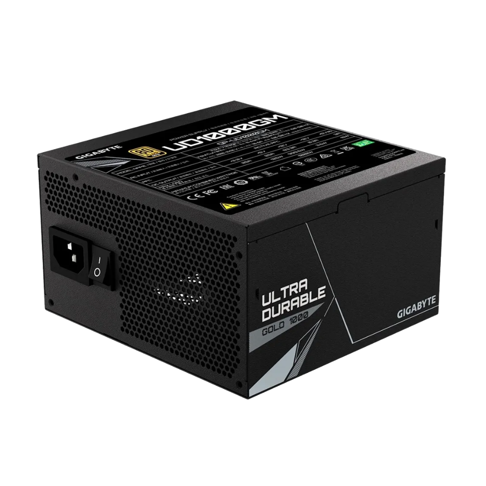 Fonte Gigabyte ATX 1000W 80 Plus Gold Full Modular Preta - UD1000GM PG5