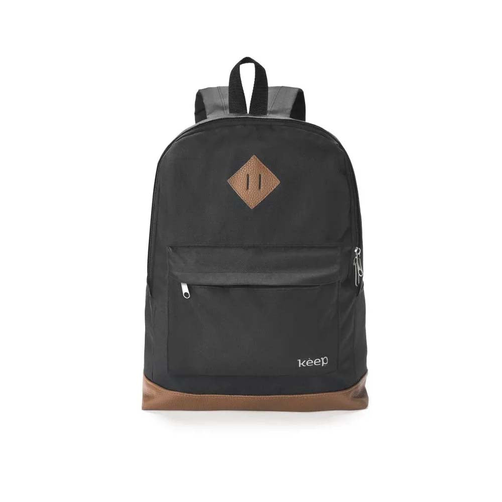 Mochila para Notebook 15.6 Keep Everyday Preta/Marrom - BO435