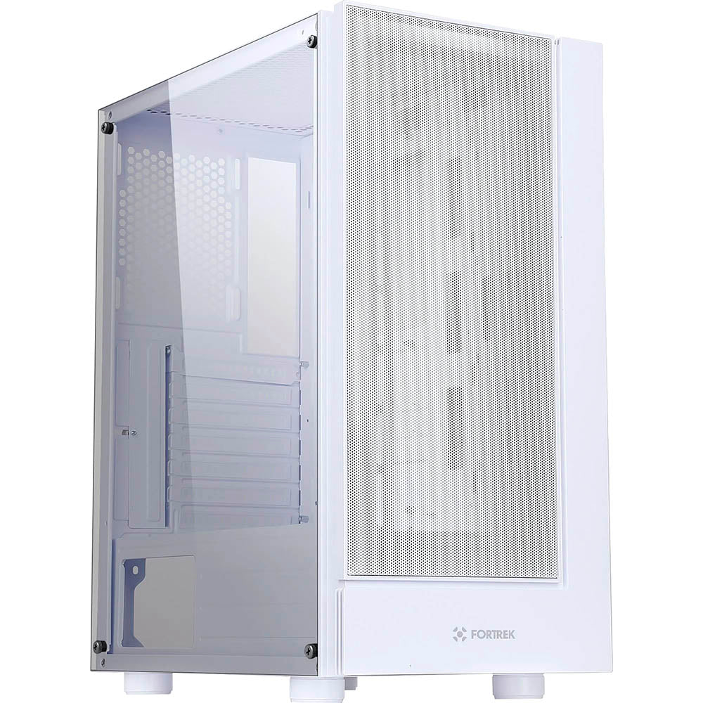 Gabinete Gamer Fortrek Cruiser Mid Tower C/ Fan Rgb e Lateral em Acrilico Branco - 80257
