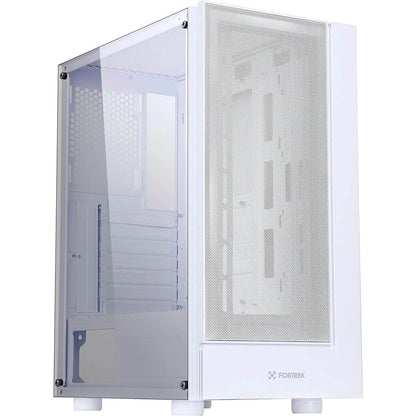 Gabinete Gamer Fortrek Cruiser Mid Tower C/ Fan Rgb e Lateral em Acrilico Branco - 80257