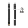 Cabo de Dados USB GShield 3 Em 1 Micro USB / Lightning / Tipo C Curto - J2SKGH5WB