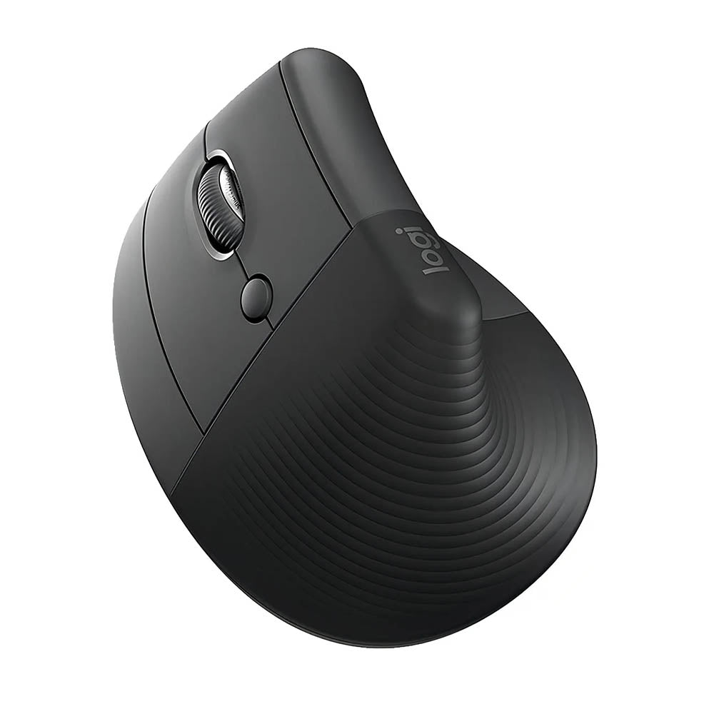 Mouse Ergonomico Sem Fio Logitech Lift Left (P/ Canhotos) Vertical Usb Grafite Wireless / Bluetooth - 910-006467
