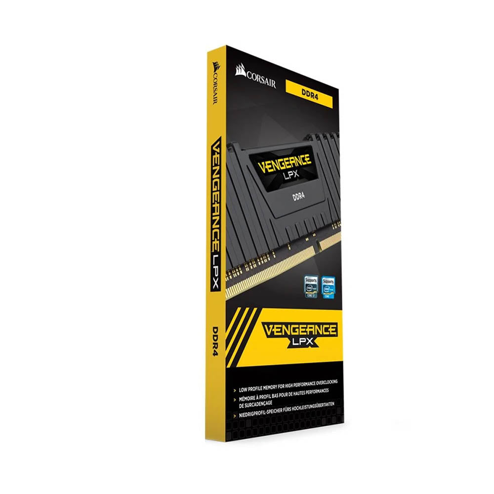 Memoria Desktop Ddr4 8gb 2400mhz Corsair Vengeance LPX Black - CMK8GX4M1A2400C16