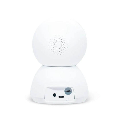 Câmera De Vigilância Inteligente C/ Controle de Movimento Multi Liv Wifi Full Hd Branca - SE221 Truedata