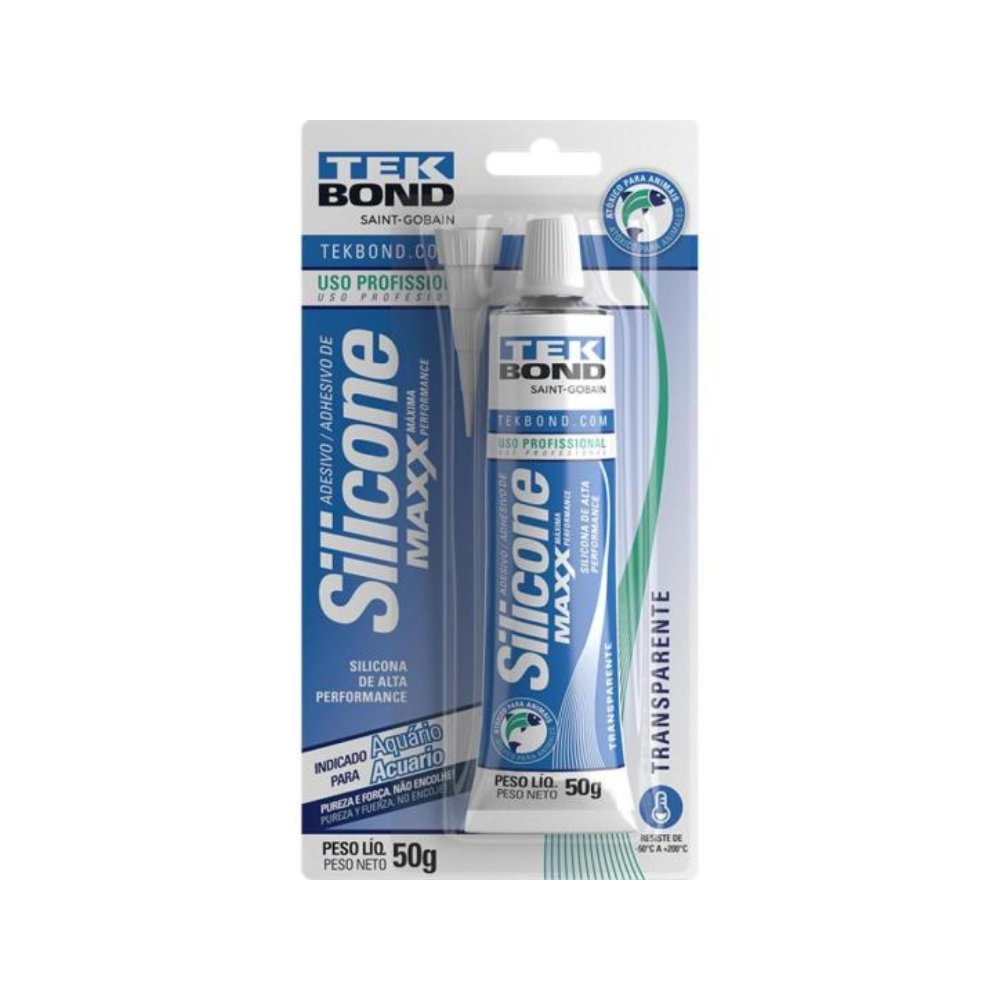Adesivo Silicone Tekbond Acético Max 50g - 78807