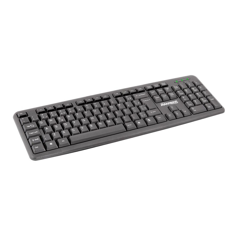 Teclado Usb Maxprint Multimidia Preto - 6013160
