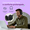 Headset intelbras WHS 70 Duo C/ Controle de Volume Usb Preto - 4010017