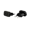 Tomada Adaptador de Viagem Padrão Universal P/ Padrão BR 2 Pinos