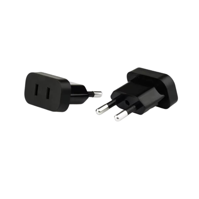 Tomada Adaptador de Viagem Padrão Universal P/ Padrão BR 2 Pinos