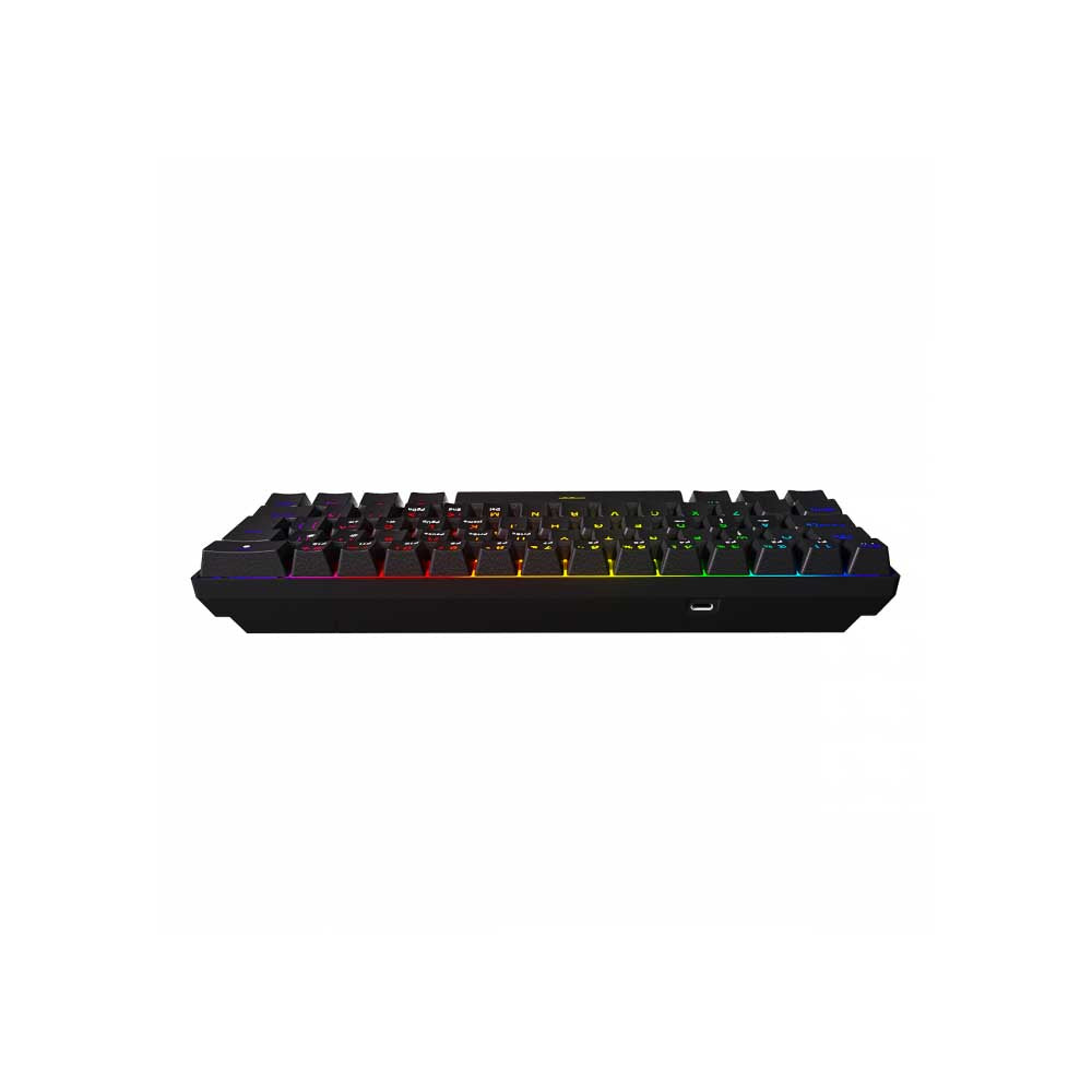 Teclado Gamer Mecanico PCYes Zot Outemu Brown Hotswap Abnt2 RGB Preto - PZOHBWRGB