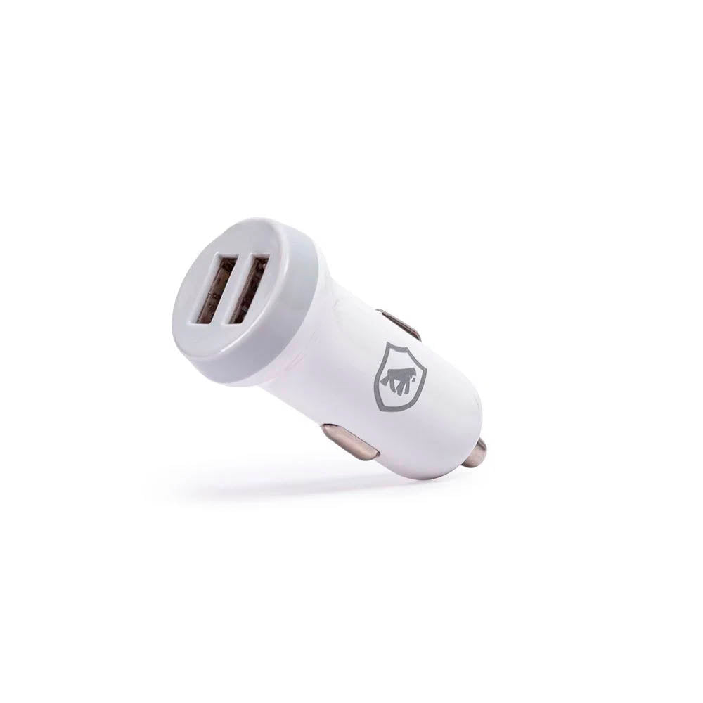 Carregador Veicular Flex 2 USB Branco GShield 5V 3.4A - GS-3238