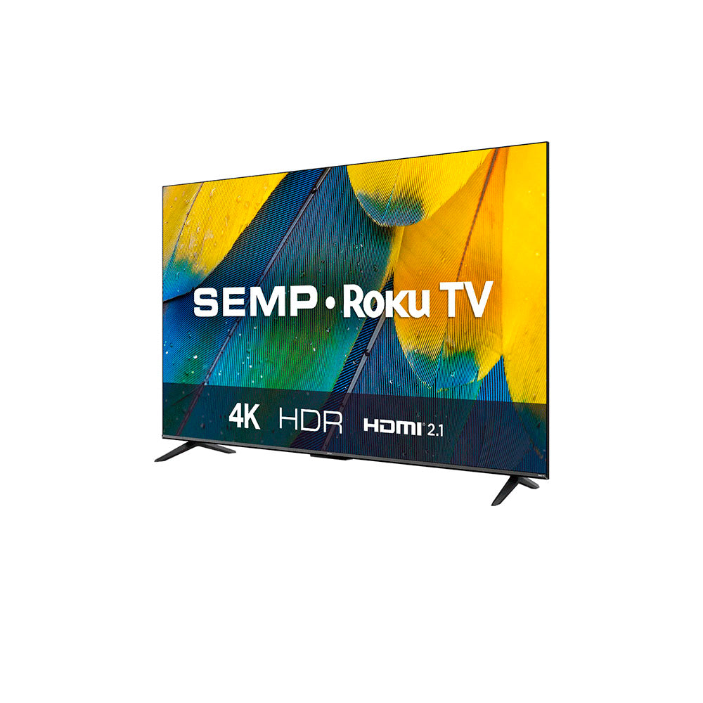 Smart TV Led Semp 55" 4K UHD Wi-fi USB HDMI Roku TV - 55RK8600