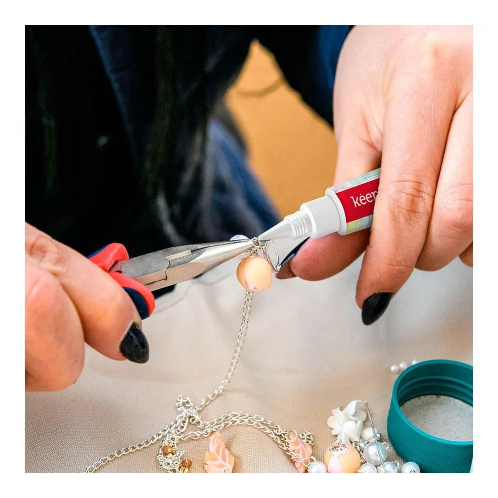 Cola Instantânea Multiuso Media Viscosidade 2g Cartela Com 12 Unidades Keep - EI083