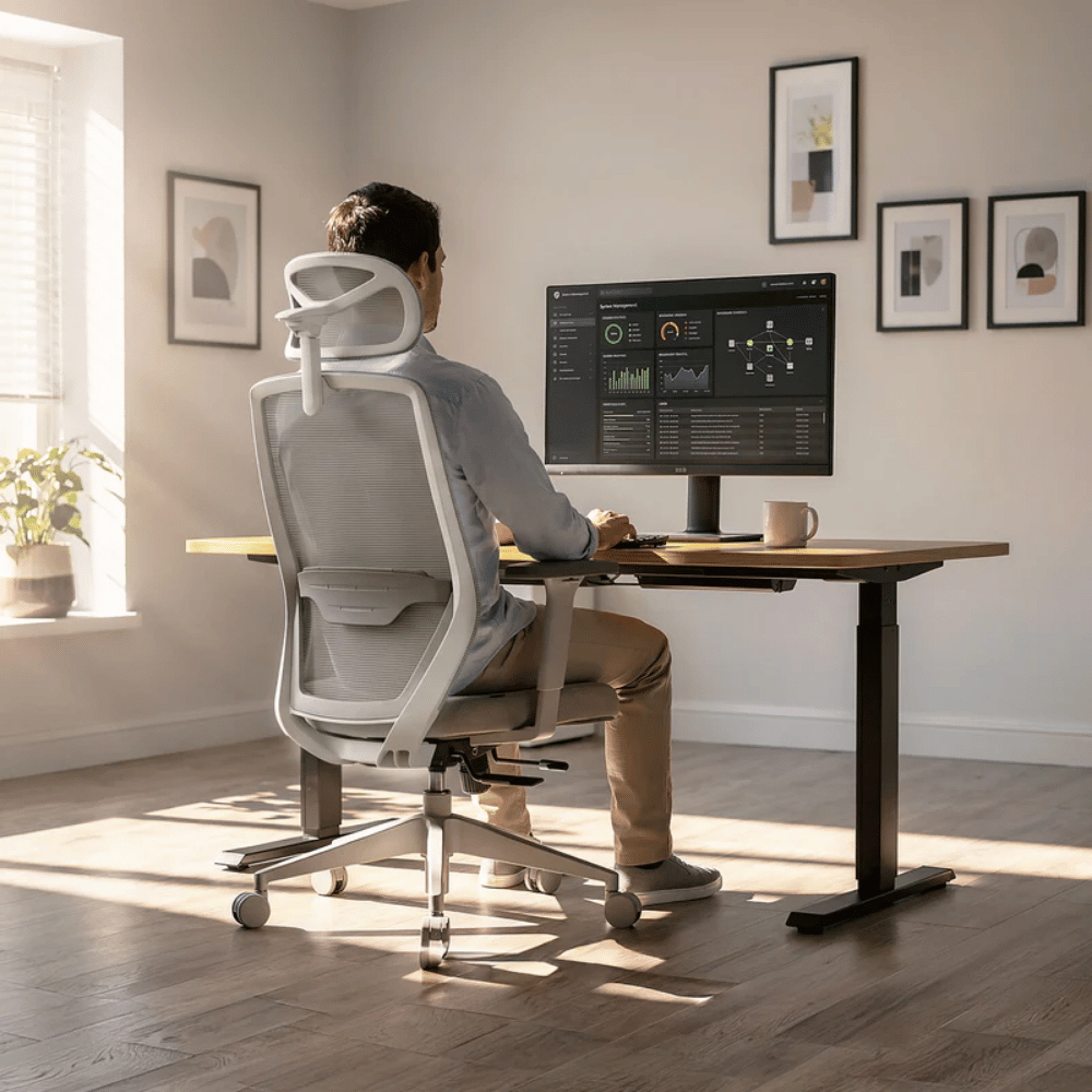 Cadeira Ergonômica Elements Serena – Cinza
