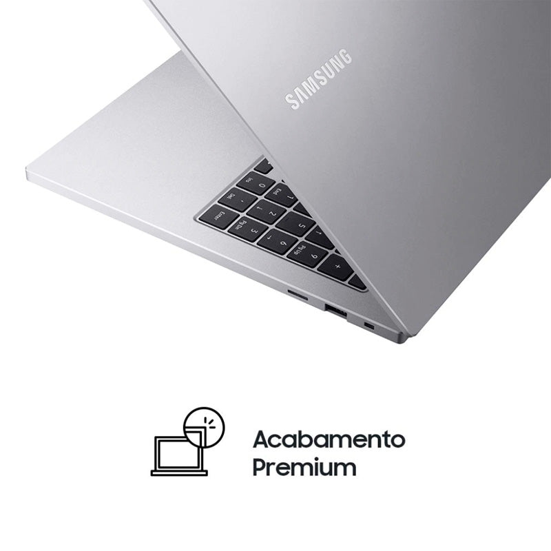 Notebook Samsung Book E30 I3-10110U 4gb 1tb Win10 home 15.6 Pols Prata