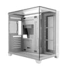 Gabinete Gamer PCYes Mid Tower Forcefield MAX White Ghost Branco Com Lateral e Frente em Vidro Temperado - GFFMAXWG