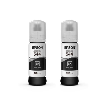 Kit Refil De Tinta C/ 2 Garrafas Epson T544120-2P 2x65ml - Preto - P/ L3150 L3110 L5190