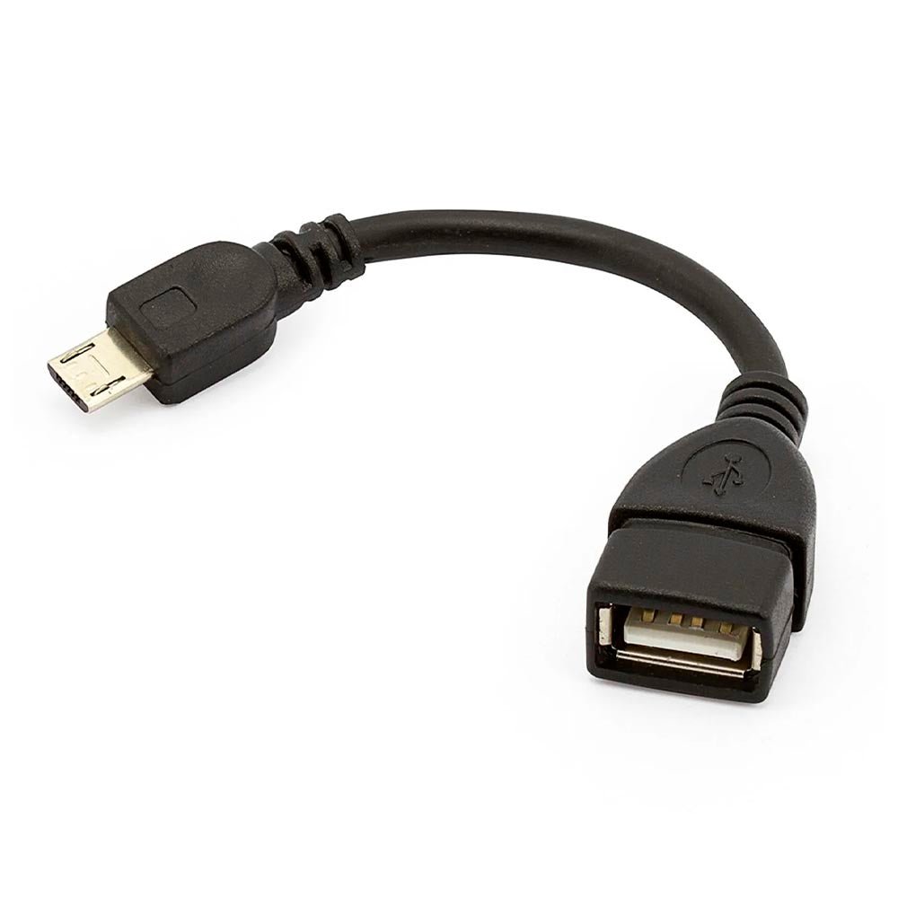 Cabo Adaptador Otg Micro Usb Macho Para Usb Femea - Truedata