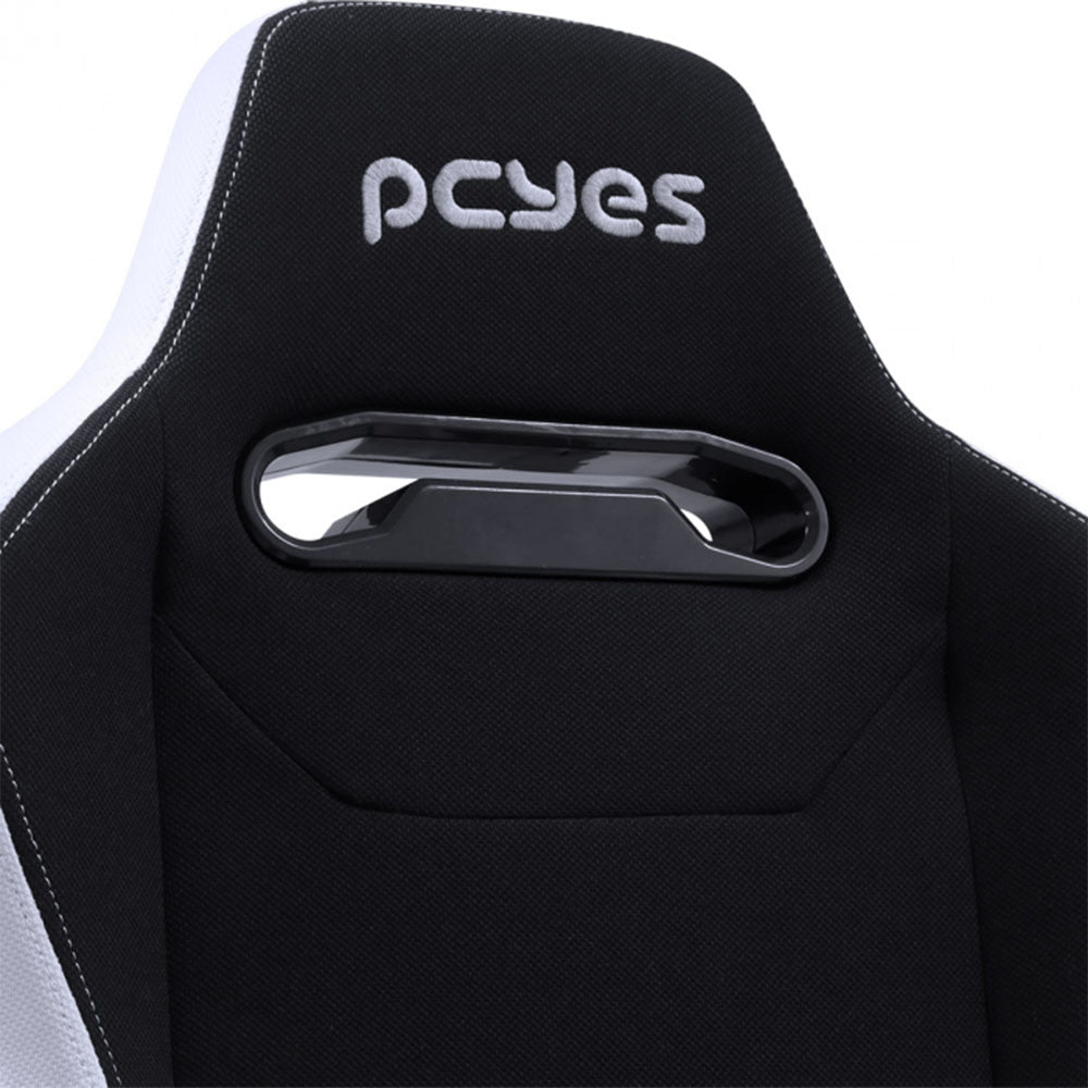 Cadeira Gamer PCYes Mad Racer V8 Turbo Branca / Preta V8TBMADBC - 33440 - Truedata