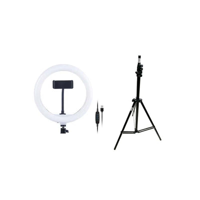 Anel De Luz Ring Light Branco Frio e Quente Tomate Led Usb 10 Pols - MLG-158
