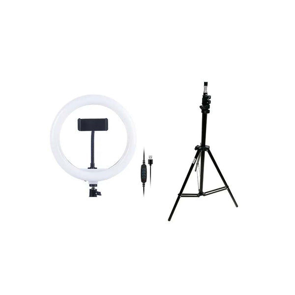 Anel De Luz Ring Light Branco Frio e Quente Tomate Led Usb 10 Pols - MLG-158