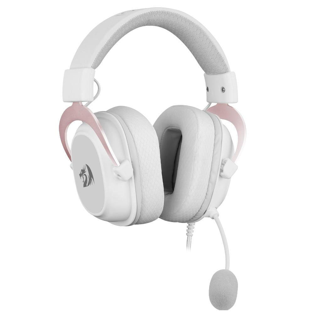 Headset Gamer Redragon Hero P3 RGB Branco - H530-W