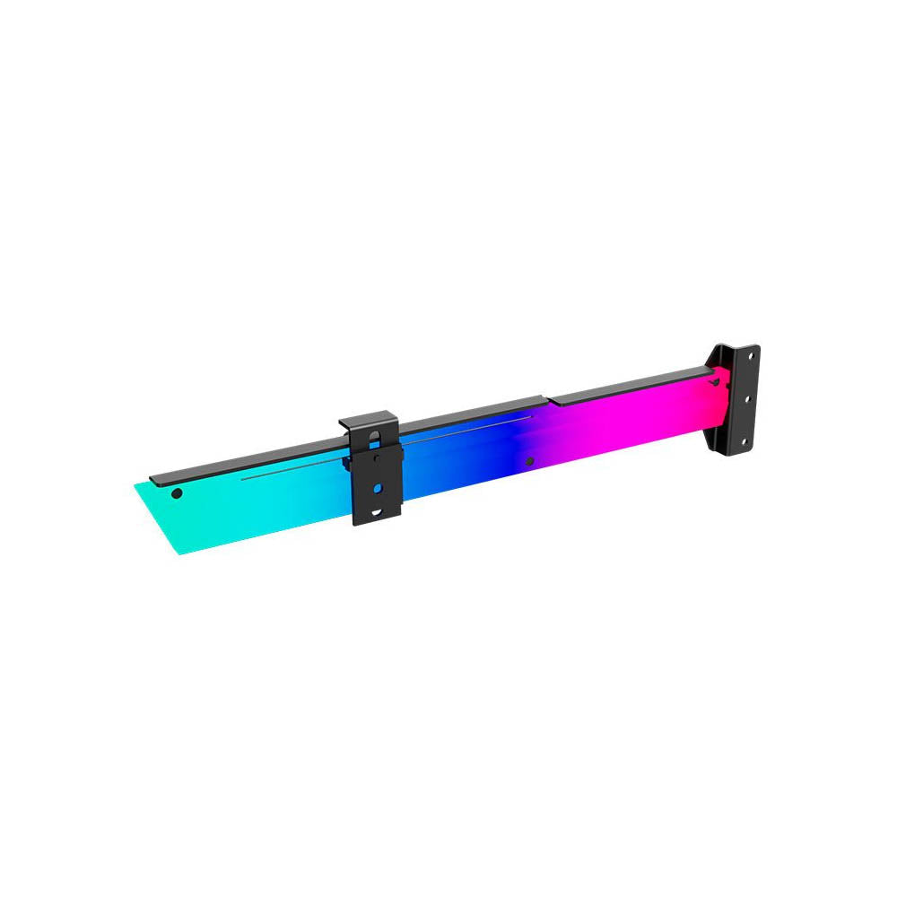 Suporte para Placa de Vídeo Ajustável Vertical Redragon C/ RGB Preto - RD-GCP03