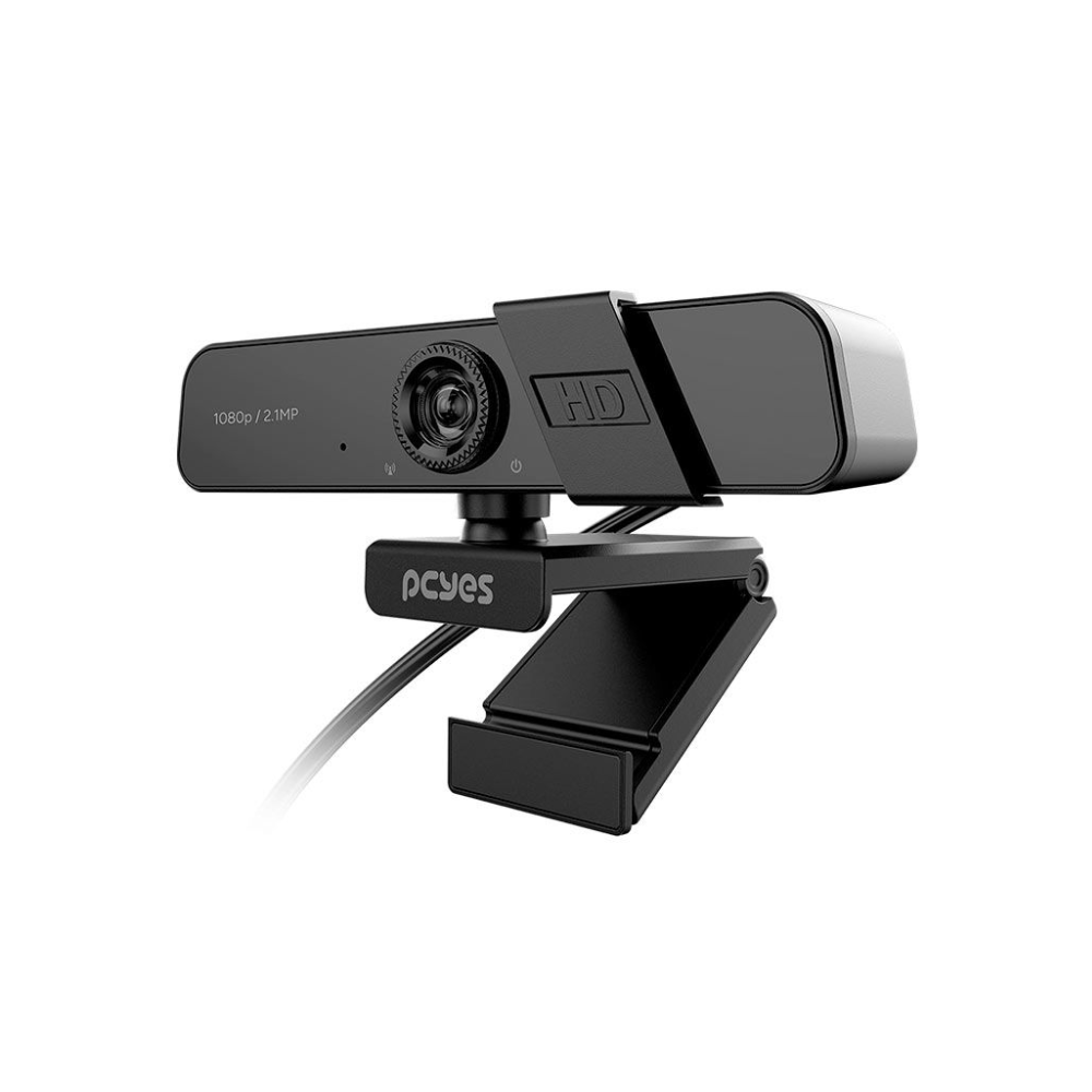 Webcam PCYes Raza FHD-04 Full HD 1080p C/ Microfone e Tampa de Privacidade - RZFHD04