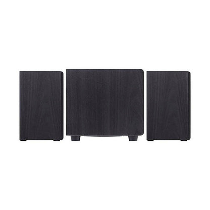Caixa De Som 2.1 Vinik Satelite em Madeira C/ Subwoffer 16W USB P2 Preta - CXTU16W - Truedata