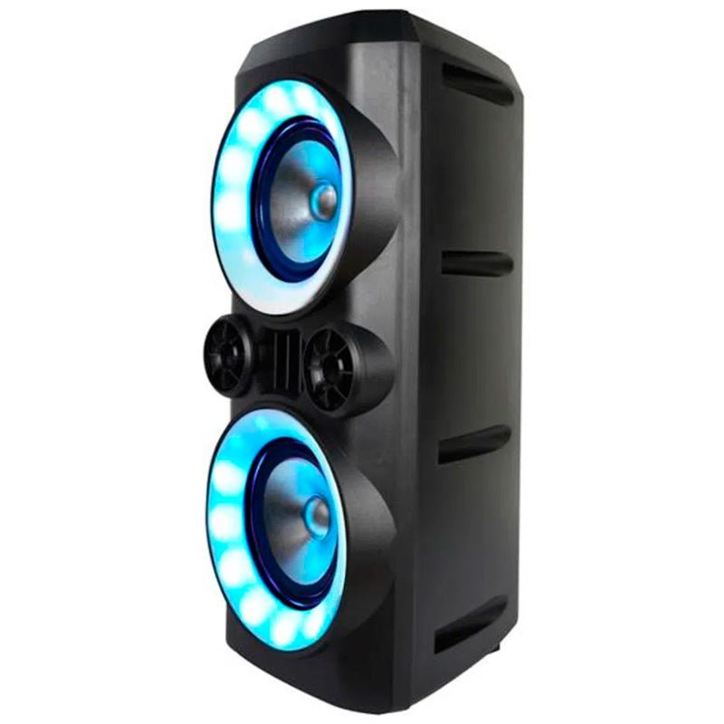 Caixa De Som Amplificada Bluetooth Multilaser Neon X 300W Led - SP379 - Truedata