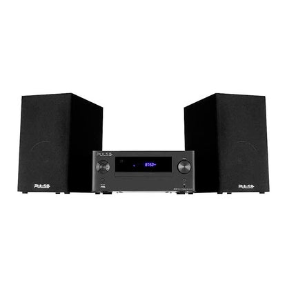 Caixa De Som Bluetooth/FM/Usb/CD Pulse Mini System 250w Vintage Retro - SP387 - Truedata