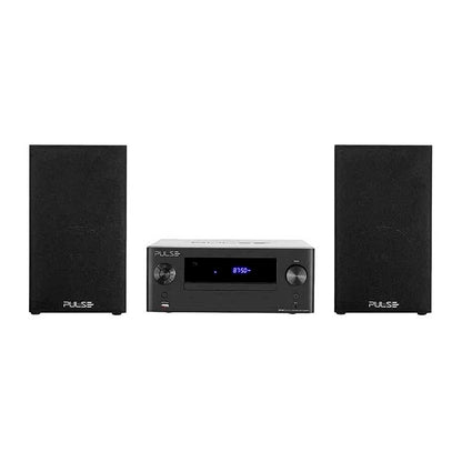 Caixa De Som Bluetooth/FM/Usb/CD Pulse Mini System 250w Vintage Retro - SP387 - Truedata