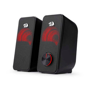 Caixa De Som Gamer 2.1 Redragon Stentor 5W Led Vermelho USB P2 - GS500 - Truedata