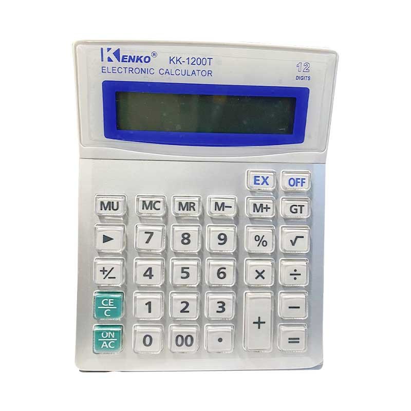 Calculadora De Mesa Kenko 12 Digitos Kk - 1200T - Truedata