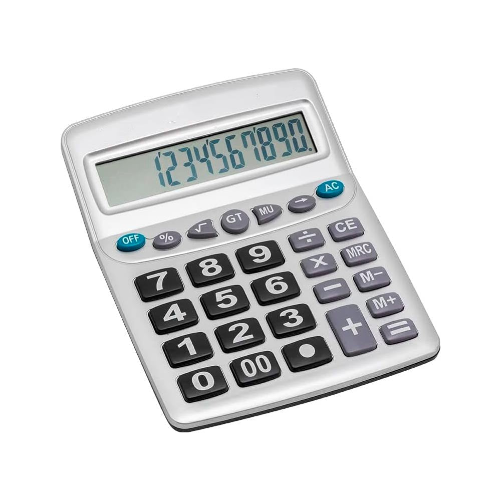Calculadora De Mesa Leon 12 Digitos Prata - LO - 1800 - Truedata