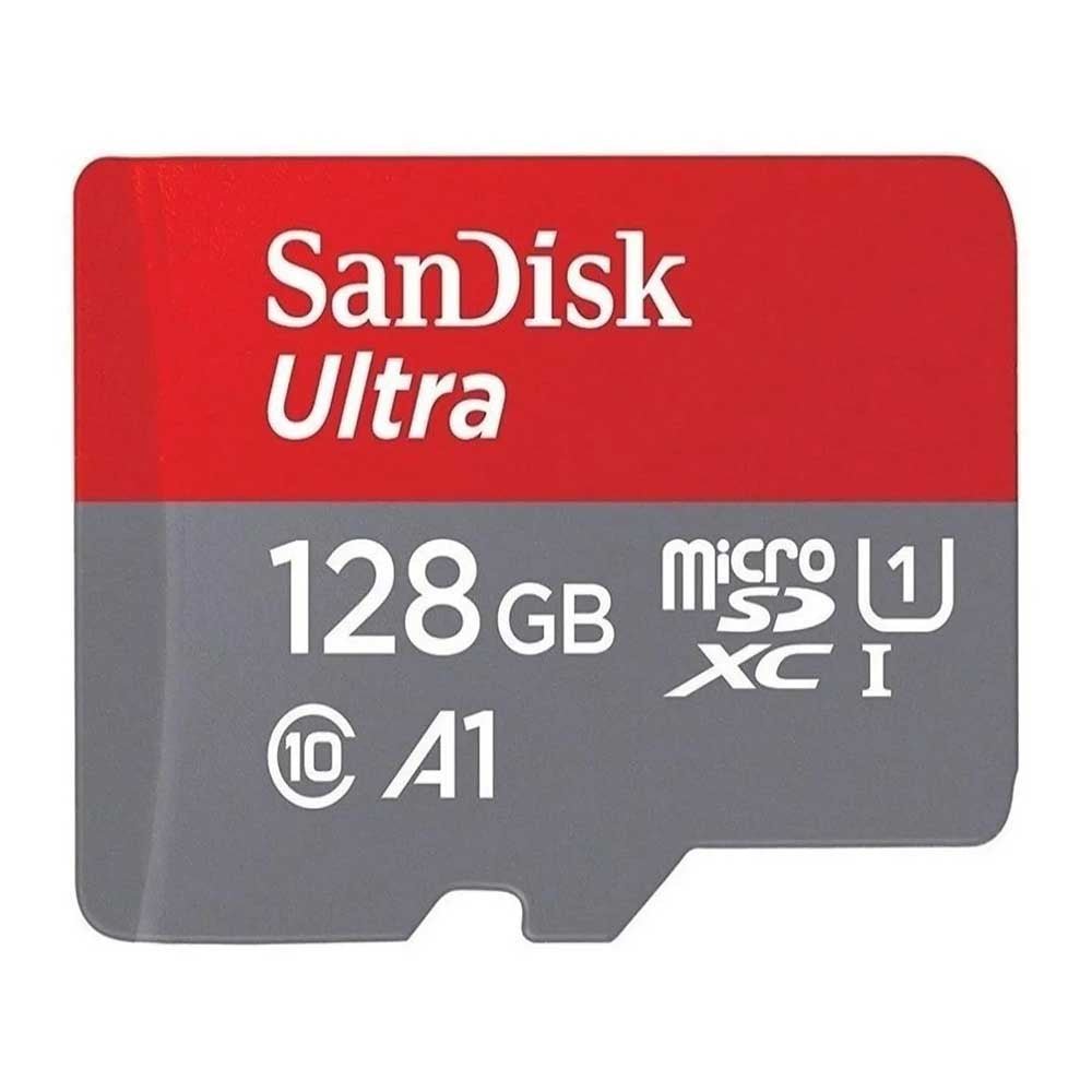 Cartão De Memória 128gb Micro Sd Card Cl10 Sandisk Ultra - Sdsquar - 128g - Gn6ma - Truedata