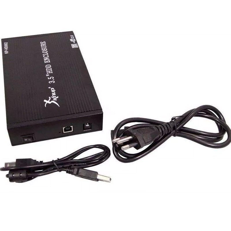 Case Para Hd 3.5 Pols Sata Usb 2.0 Knup Kp - Hd002 - Truedata