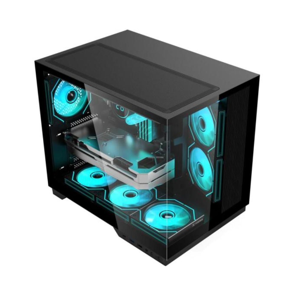 Gabinete Gamer Fortrek Clarity  Mid Tower Max Preto - 85741