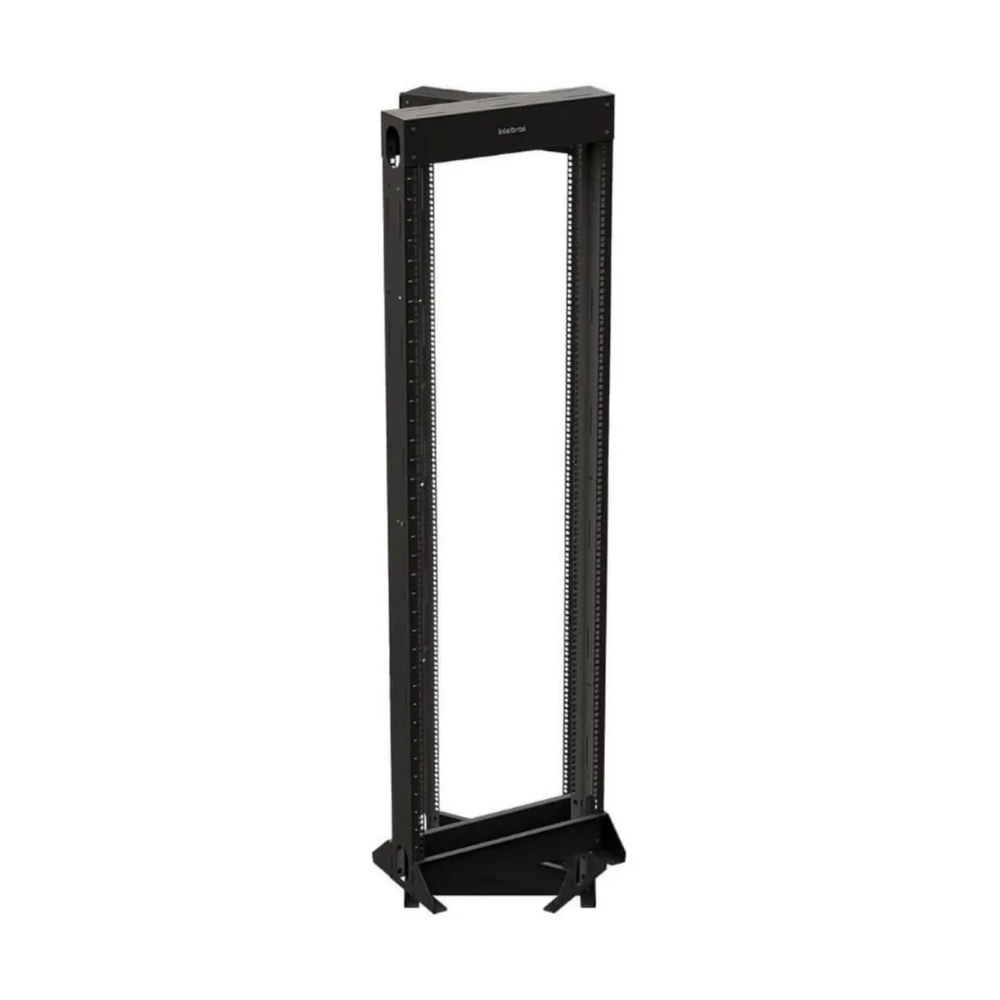 Rack de Piso Aberto Torre 44U 19" Intelbras RT44 c/ Organizador Vertical 44U OCV44