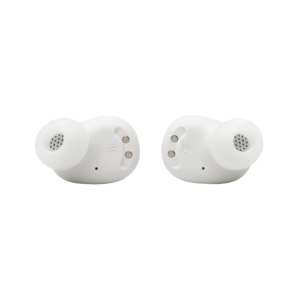 Fone De Ouvido Bluetooth JBL Intra Auricular TWS Wave Buds 2 IP54 Branco