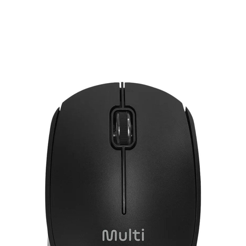 Mouse Sem Fio Multilaser Preto 1600dpi - MO602