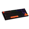 Teclado Mecanico Gamer New Hero Commander TKL Usb Preto e Laranja C/ Rgb Rainbow Switch Blue - 18719