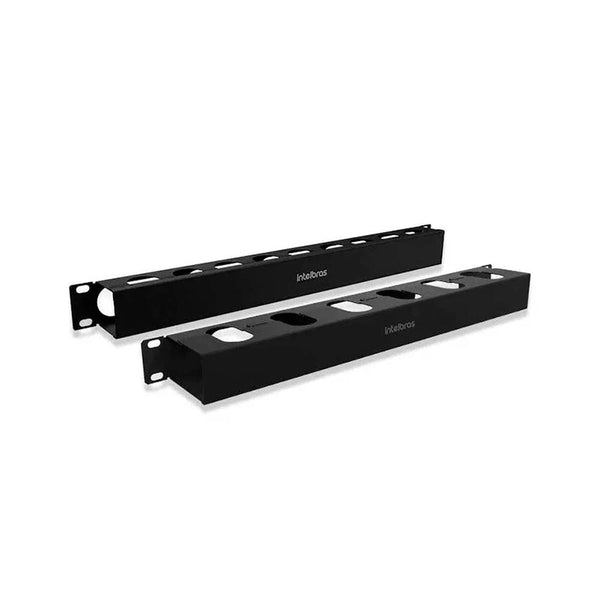 Guia Organizador de Cabos Horizontal para Rack Intelbras OCH1U 40 1U 40mm Preto - 4770004