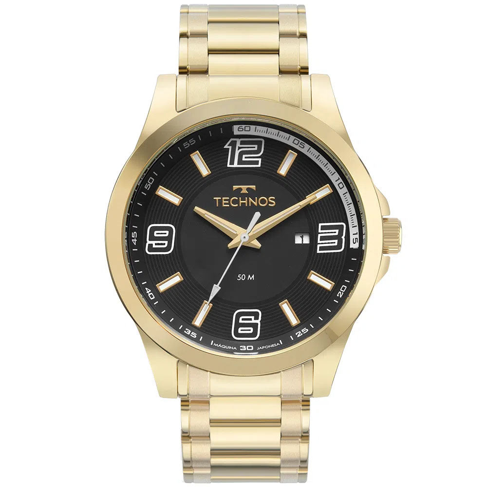 Relógio de Pulso Technos Racer em Aço Dourado - 2115NBA/1D