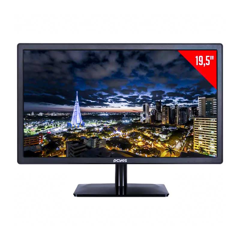 Monitor Led 19.5 Pols PCYES HDMI Vga Dvi 1600x900 1000:1 5ms - MO195TN