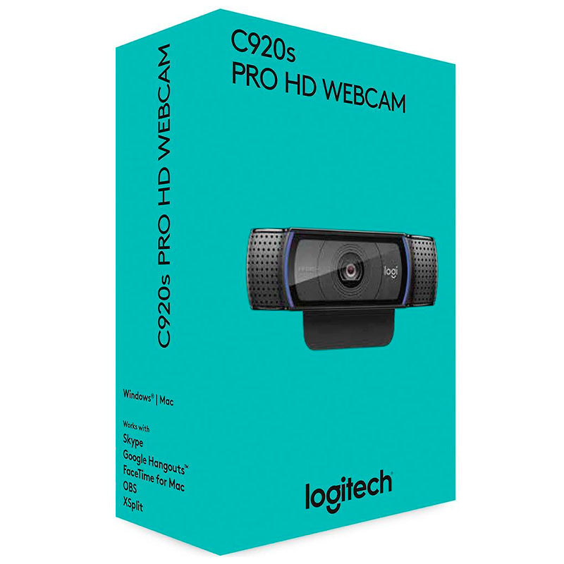 Webcam Logitech C920s Pro Full Hd 1080p 30fps Video Chamada Foco Automático - 960-001257