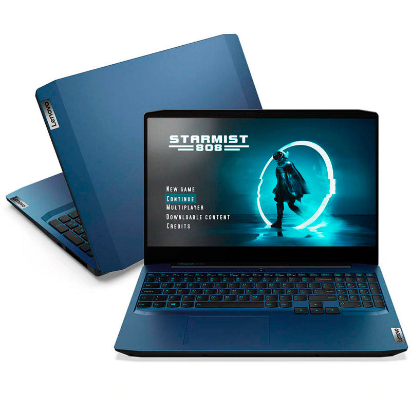 Notebook Gamer Lenovo Ideapad Gaming 3i-15IMH Intel Core i7-10750H 8gb 256Gb SSD GTX 1650 Win10 15.6 Pols Azul