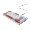 Teclado Gamer Mecanico PCYes Arkeum 75% White Ghost - Switch Blue - AKWG75BBR