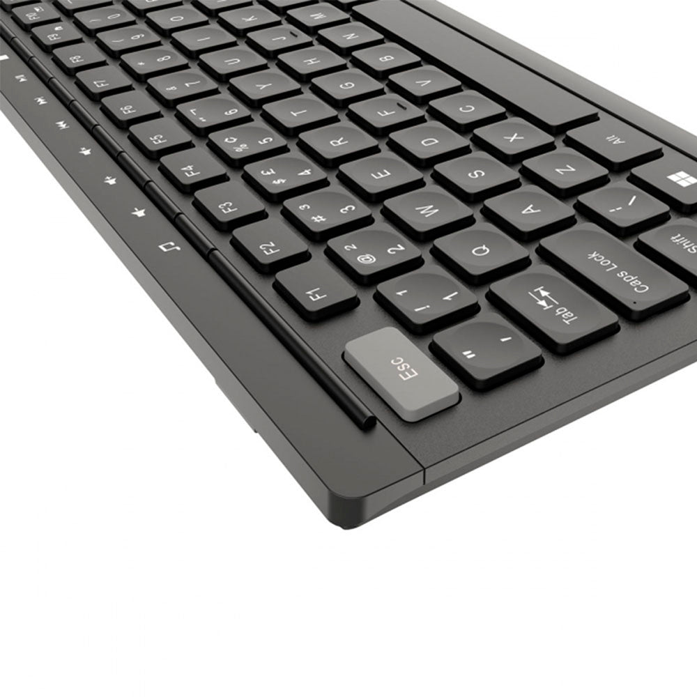 Teclado Sem Fio PCYes Soft Preto / Cinza - PTOSFWAB